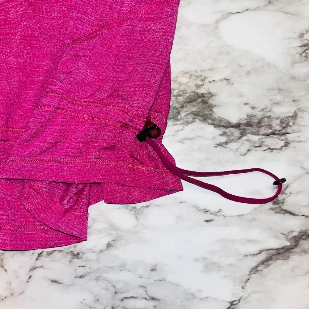 Lululemon Tank Top w/ Built in Sports Bra Mauve Pink Women 8 Active Athleisure